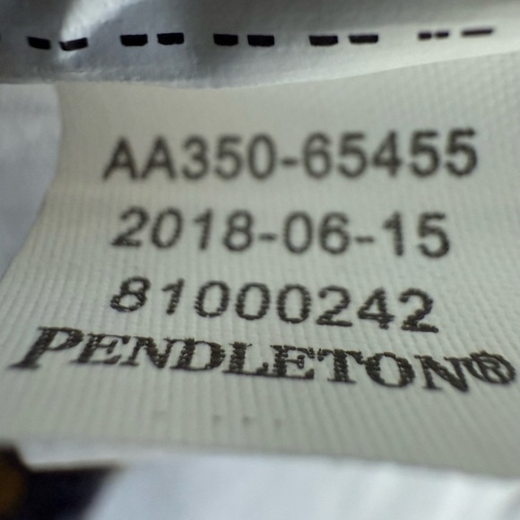 Pendleton Bridger Plaid Flannel Shirt XXL Brown Blue Wool Cotton Blend Outdoor - Picture 5 of 12